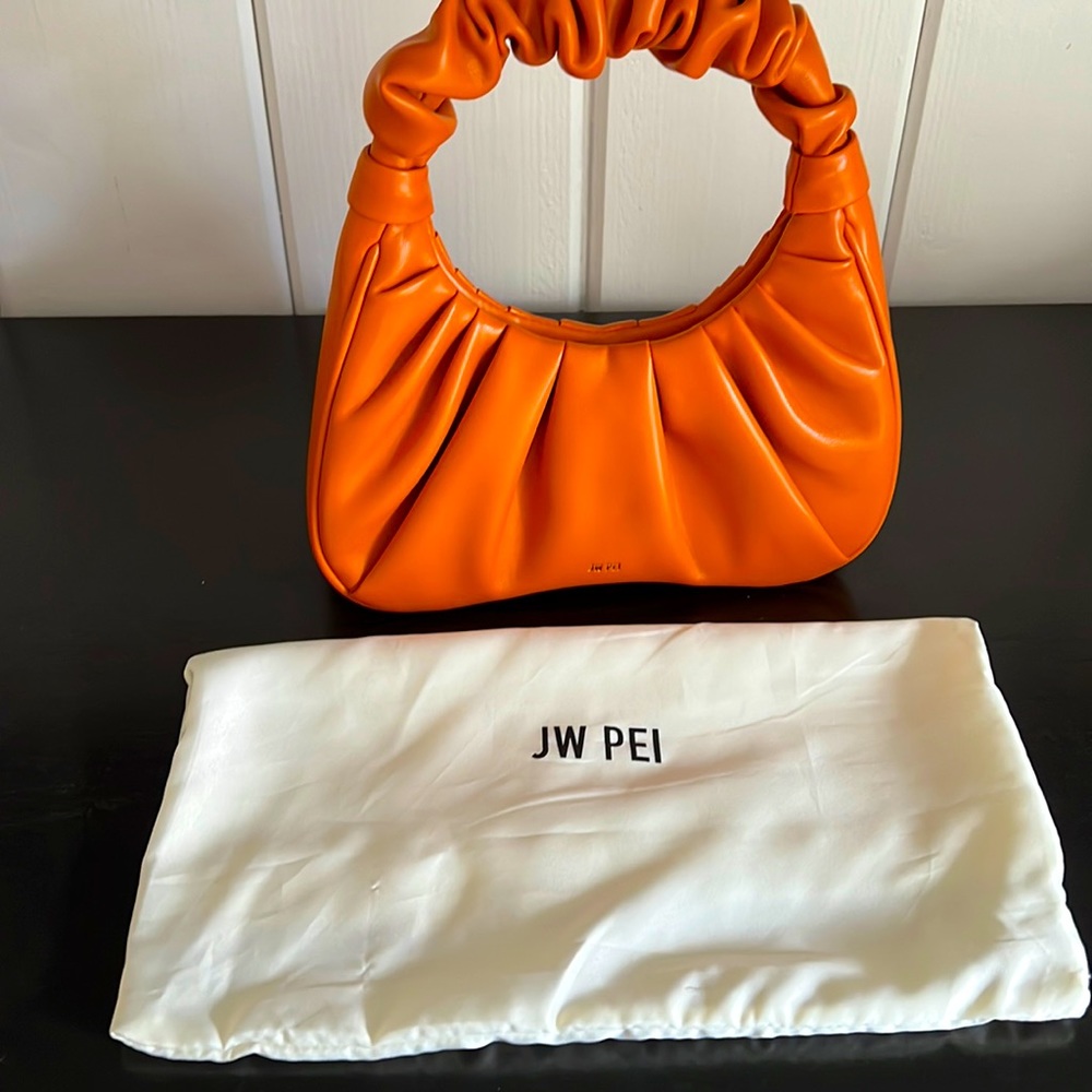 JW Pei Gabbi Ruched Hobo - Orange